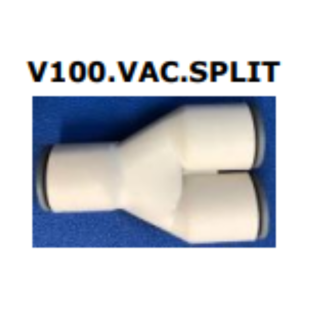 V100 Vacuum Tubing Splitter for Dual Head Operation (RAS, R2S)