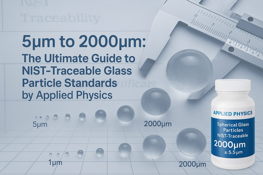 5μm to 2000μm: The Ultimate Guide to NIST-Traceable Glass Particle Standards by Applied Physics