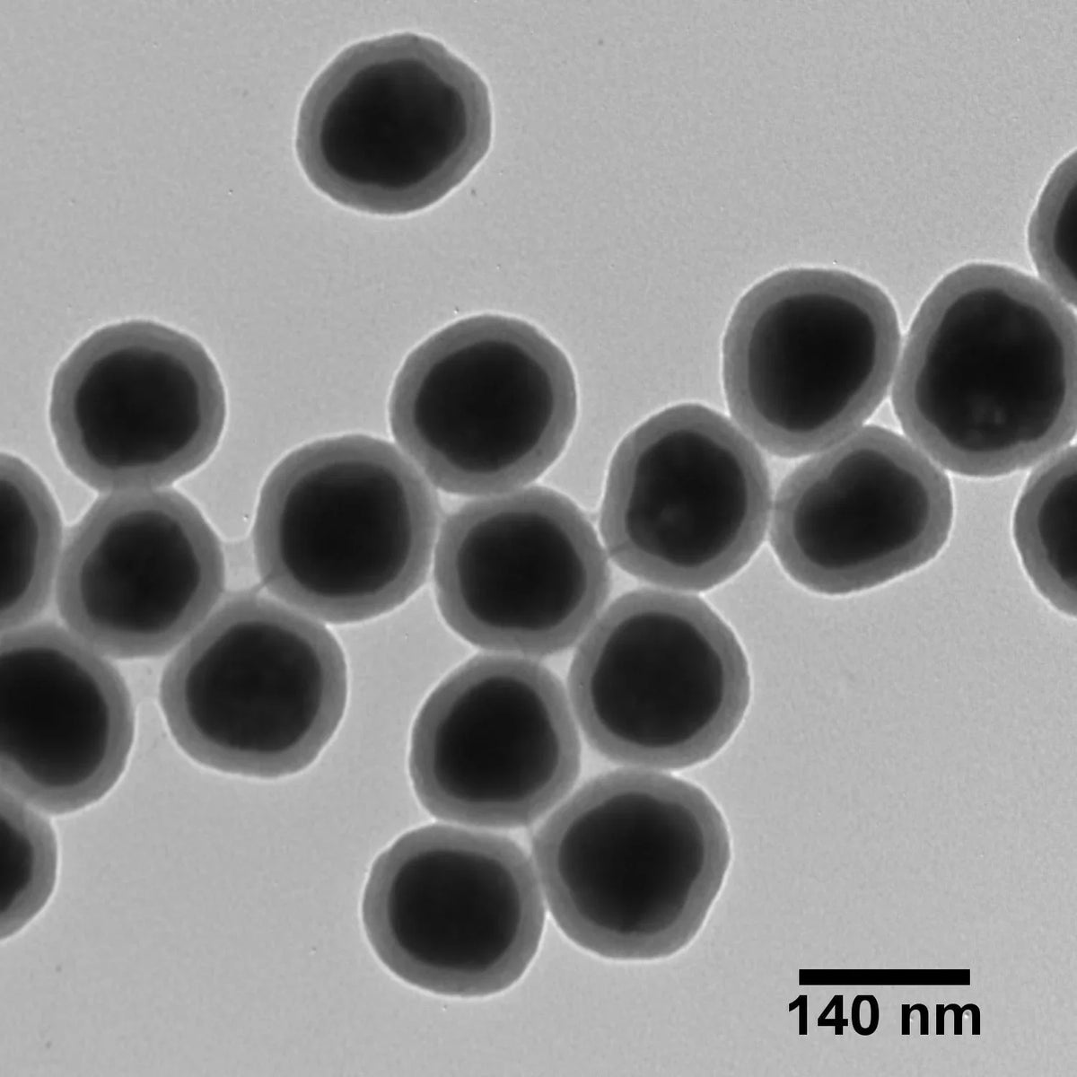 Silica-Coated Silver Nanospheres (SiO₂) - 1 mg/mL, 90 nm - 140 nm