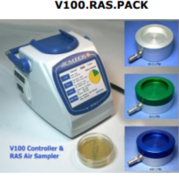وحدة التحكم V100 مع جهاز أخذ عينات الهواء عن بعد P100 (RAS)