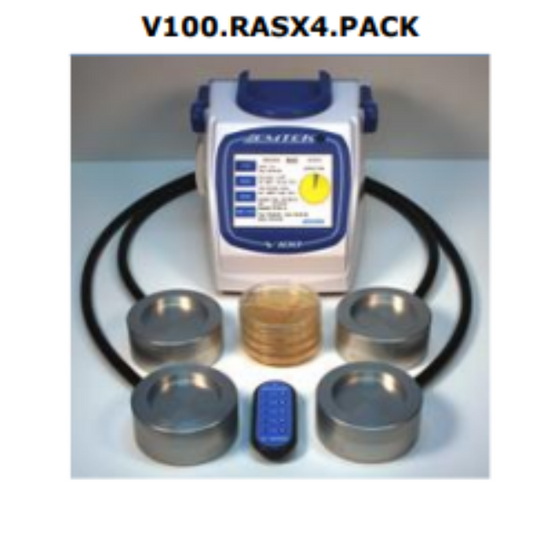 V100 Controller with Dual P100 Remote Air Samplers (RAS) - High-Performance Air Sampling System