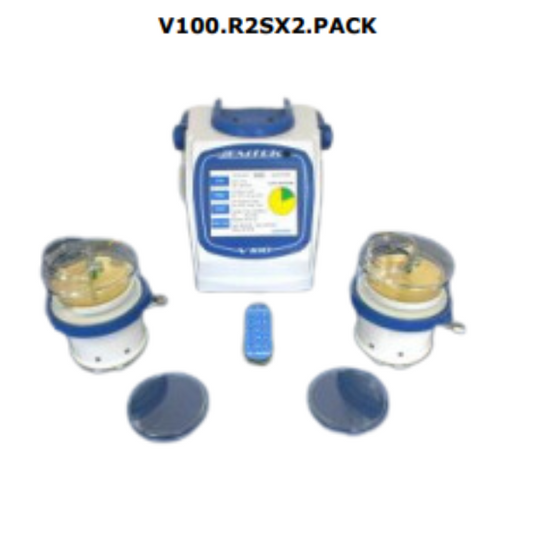 V100 Controller with Dual R2S Air Sampler - Comprehensive Air Sampling Solution