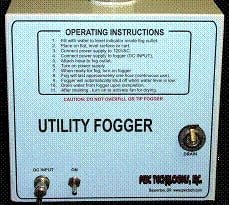 Τα καθαριστικά foggers και τα DI Foggers χρησιμοποιούνται για την απεικόνιση της ροής του αέρα και των αναταράξεων σε καθαρές αίθουσες