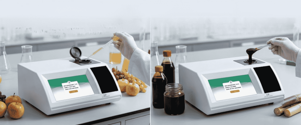 BK-R30 Digital Refractometer tests 0-100% Brix in fruit juice, produce, molasses, syrup, and concentrates