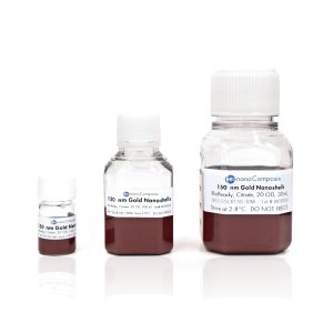 BioReady Gold Nanoshells - Citrate Stabilized - 150 nm, 20 OD, 5 mL - 100 mL