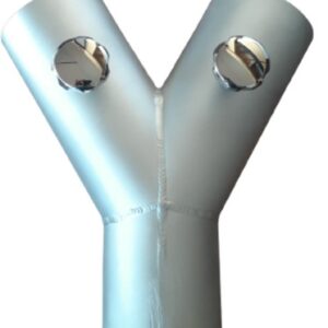 Y Splitter w/ Butterfly Valves (for 2 fog hoses)