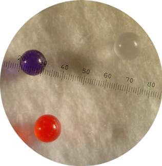 Color-Rich Dyed Blue Carboxylate Particles 0.85 µm - Image 2