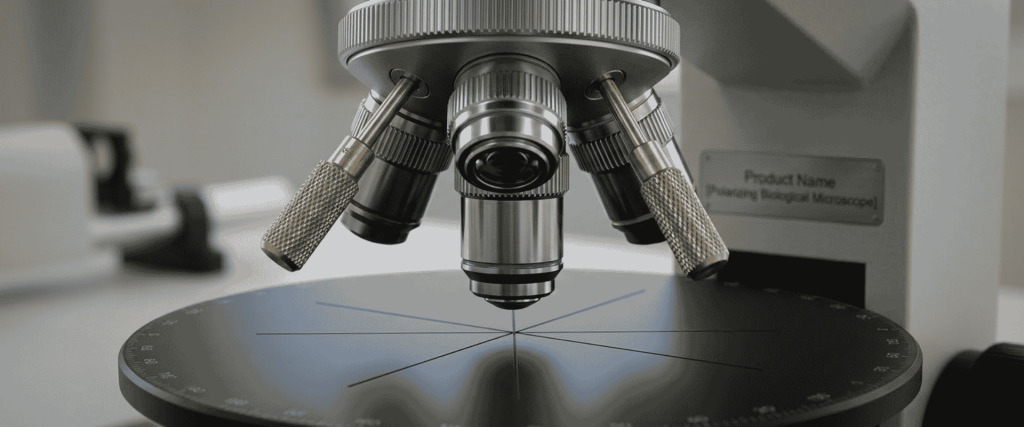 Polarizing microscope setup for observing False Birefringence in a laboratory sample