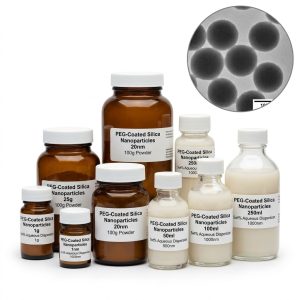 Polymer-Coated Silica Nanoparticles - Polyethylene Glycol (PEG)