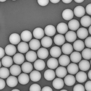 Red Dyed Uniform Polymer Microspheres (Polystyrene DVB) - Dry, 50 µm - 500 µm