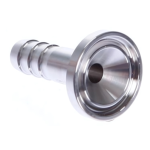 Sanitary Tube Connector for 0.250", 0.375", or 0.500" ID Tubing - 316SS