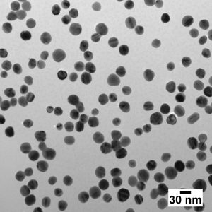 Silver Nanospheres - OECD Standard, PVP-Stabilized Suspension (10 nm - 75 nm; 1mg/mL)