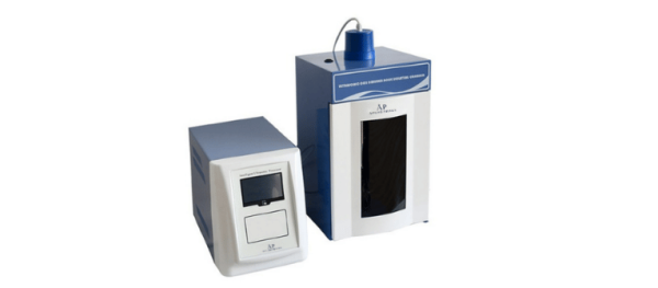 Ultrasonic tissue homogenizer with digital control unit and stainless steel processing chamber