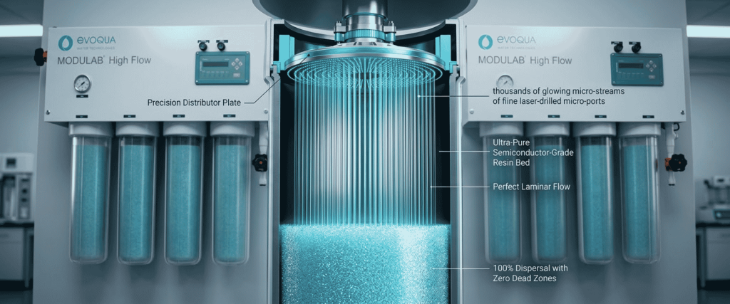 Water Purity system with advanced resin filtration, precise flow control, and clean water processing equipment