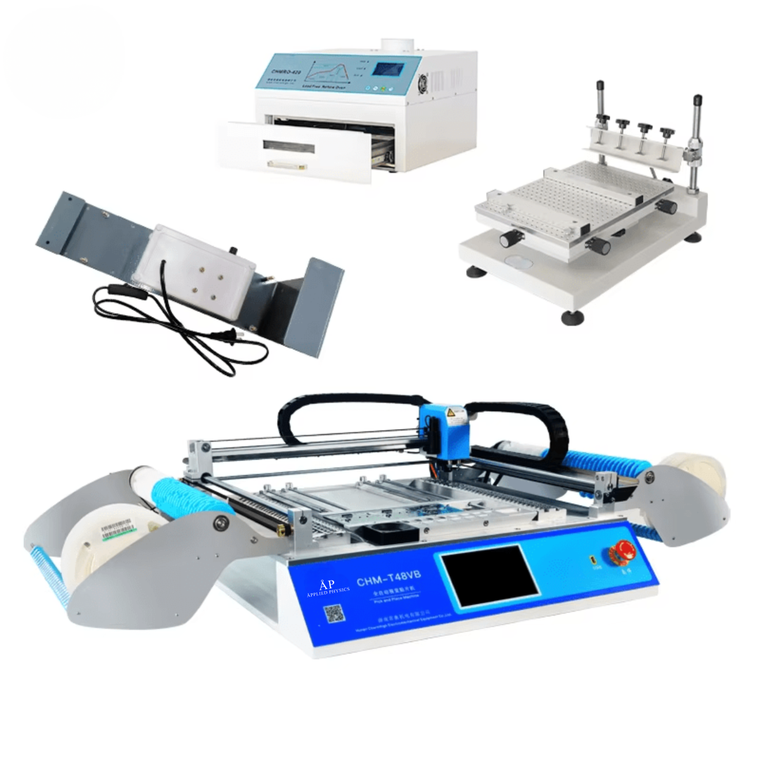 New SMT Equipment Desktop Vision Pick and Place CHM-T48VB with 2 Mounting Heads - Image 3