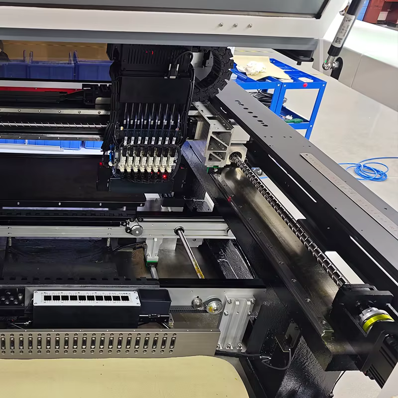 PCB Making LED DOB Assembly Production Line CHM LS08 Visual Mounter 8 Head Speed SMT Pick and Place Machine - Image 3