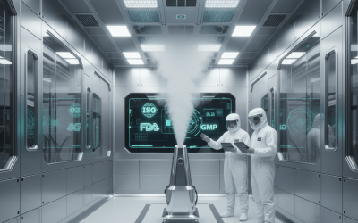 Modular Cleanroom Design Supported by Portable Foggers
