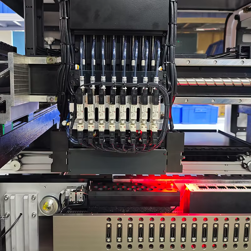 PCB Making LED DOB Assembly Production Line CHM LS08 Visual Mounter 8 Head Speed SMT Pick and Place Machine - Image 4
