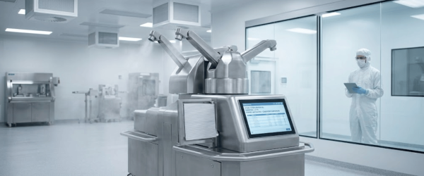 Dryfog technology cleanroom machine producing fine dry fog for sterile surface disinfection and contamination control