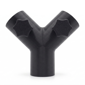 Y Splitter w/ Butterfly Valves (for 2 fog hoses)