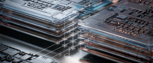 Metrology concept with precision electronic chip layers and measurement grid for accurate semiconductor inspection