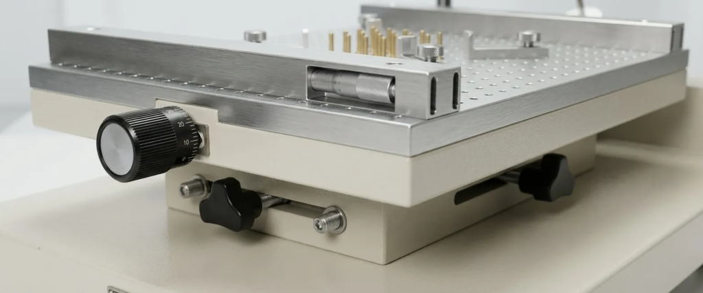 AP CHM-T3040 Stencil Printer precision stainless steel PCB stencil printer with adjustable knobs and perforated alignment plate