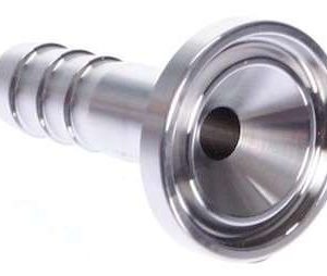 Sanitary Tube Connector for 0.250″, 0.375″, or 0.500″ ID Tubing – 316SS