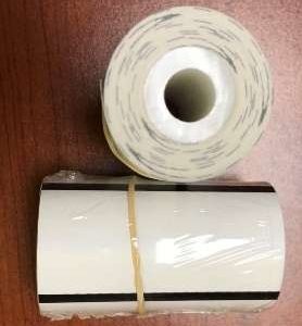 V100 and P100/R100 Printer Thermal Label Roll w/Black Mark Detection & Tear Off Perforations